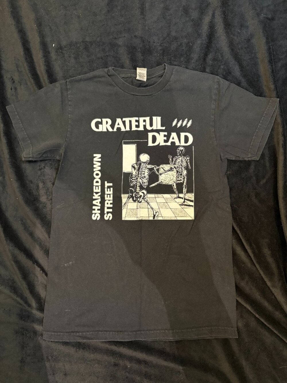 Swampgoods Grateful Dead Black Flag Shakedown Street T shirt size S